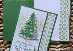 Thinking Of You Diy Card August S Holiday Card Club Christmas Tree Cards Holiday