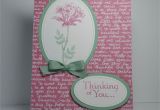 Thinking Of You Diy Card Avant Garden Flower Cards Stamping Up Cards