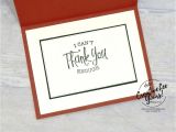 Thinking Of You Diy Card Masculine Thank You by Wendy Lee Tutorial Stampin Up Su