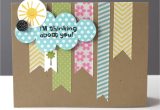 Thinking Of You Diy Card Simple Thinking Of You Card with Washi Tape Washi Tape