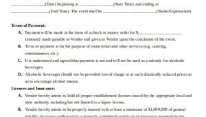 Third Party Contract Template Sample Vendor Contract Agreement 8 Examples In Word Pdf