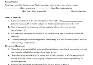 Third Party Contract Template Sample Vendor Contract Agreement 8 Examples In Word Pdf