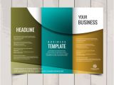 Three Fold Flyer Templates Free Tri Fold Brochure Template Vector Free Download