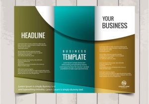 Three Fold Flyer Templates Free Tri Fold Brochure Template Vector Free Download