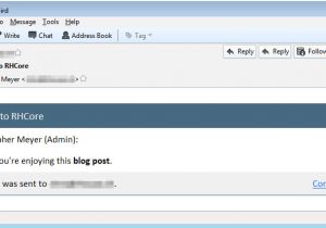 Thunderbird Email Template Part Xiii Sending E Mail From Opentext Content Server