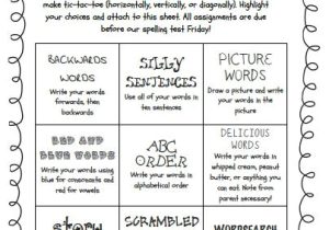 Tic Tac toe Homework Template 17 Best Images About Choice Boards On Pinterest Spelling