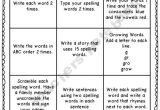 Tic Tac toe Homework Template Teacher Notebook Spelling and Spelling Homework On Pinterest