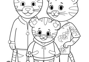 Tiger Puppet Template Daniel Tiger Coloring Page 10 Coloring Pages for Kids
