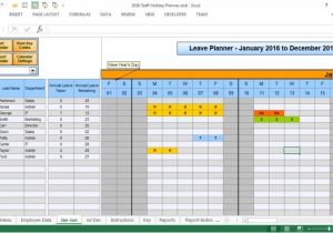 Time Off Calendar Template 2016 Employee Time Off Calendar Template Calendar