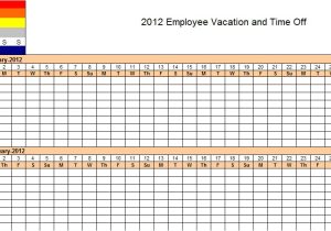 Time Off Calendar Template Employee Time Off Calendar Template 2016 Calendar
