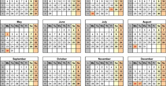 Time Off Calendar Template Excel Time Off Calendar Template Calendar Template 2018