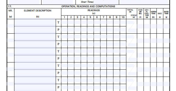 Time Studies Template 6 Time Study Templates to Download for Free Sample Templates