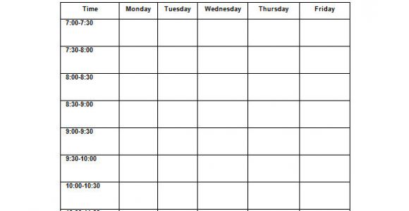 Timetable Templates for Teachers 10 Teacher Schedule Templates Doc Excel Pdf Free