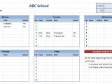 Timetable Templates for Teachers Teacher Schedule Template Schedule Template Free