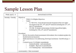 Tkes Lesson Plan Template Teks Lesson Plan Template Ideal Vistalist Co