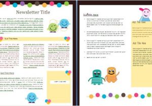 Toddler Newsletter Templates 15 Free Microsoft Word Newsletter Templates for Teachers