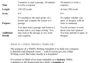 Toefl Writing Templates the Best toefl Writing Templates for Any Prompt