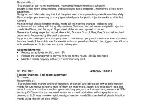 Tool Room Engineer Resume Resume 2013