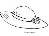 Top Hat Template for Kids top Hat Coloring Page Coloring Home