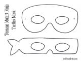 Tortoise Mask Template Ninja Masks Free Coloring Pages