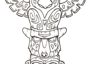 Totem Pole Design Template Free Printable totem Pole Coloring Pages for Kids