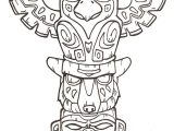 Totem Pole Design Template Printable totem Pole Coloring Pages Coloring Me