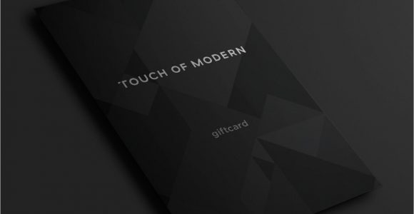 Touch Of Modern Gift Card Gift Card Modern Gift Gift Card Cards