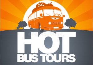 Tour Bus Design Template Hot Bus tour Design Template Stock Vector Image 28018089