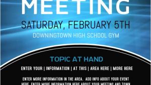 Town Hall Meeting Flyer Template town Hall Meeting Template Postermywall