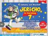 Toy Story Invites Templates Free Buzz Lightyear toy Story Birthday Invitation by