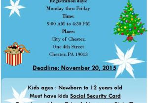 Toys for tots Email Template City Of Chester Official Municipal Government Site