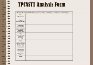 Tpcastt Template Tpcastt Poetry Analysis Title Paraphrase Connotation