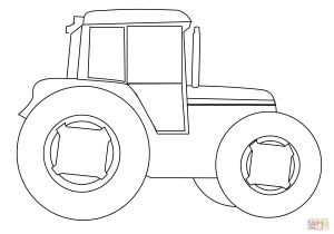Tractor Template to Print Farm Tractor Coloring Page Free Printable Coloring Pages