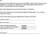 Trailer Rental Contract Template Download Vehicle Lease Agreement for Free formtemplate