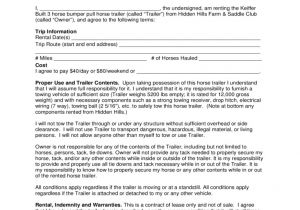 Trailer Rental Contract Template Trailer Rental Agreement 6 Free Templates In Pdf Word