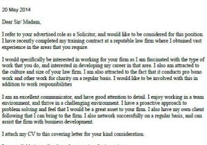 Trainee solicitor Cover Letter solicitor Cover Letter Example Learnist org