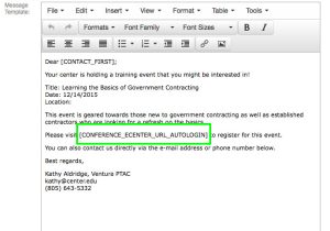 Training Announcement Email Template Faq N260 How to Market and Advertise Your Training event
