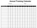 Training Calendars Templates 12 Sample Training Calendar Templates to Download Sample