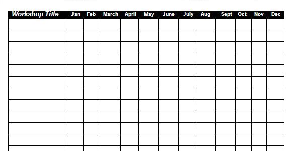 Training Calendars Templates 12 Sample Training Calendar Templates to Download Sample
