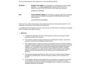 Training Consultant Contract Template 9 Training Consultant Contract Examples Pdf Examples