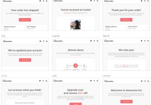 Transactional Emails Templates 99 Free Responsive HTML Email Templates to Grab In 2018