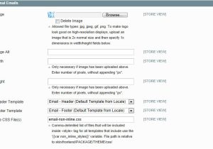 Transactional Emails Templates Email Template Configuration