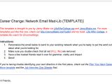 Transition Email Template In the Midst Of A Major Career Change Modify This Email