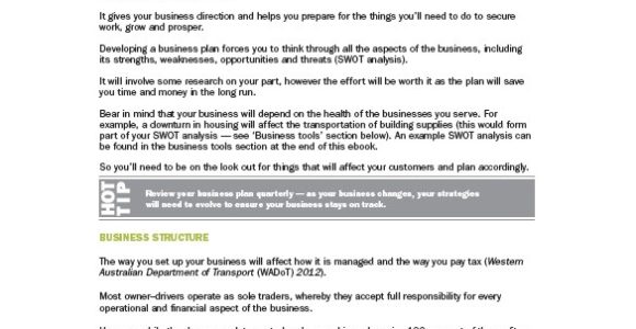 Transportation Business Plan Template Trucking Plan Business Template 10 Free Word Excel