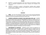 Transportation Contract Template Sample Transportation Contract forms 8 Free Documents