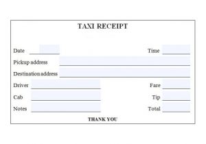Transportation Receipt Template 18 Taxi Receipt Templates Free Samples Examples