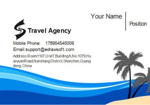 Travel Business Cards Templates Free Travel Agency Business Card Template