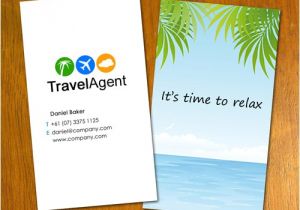 Travel Business Cards Templates Free Travel Agent Business Card by Danbradster On Deviantart