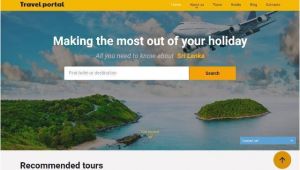 Travel Portal Templates 25 Free and Premium HTML Travel Website Templates Webprecis