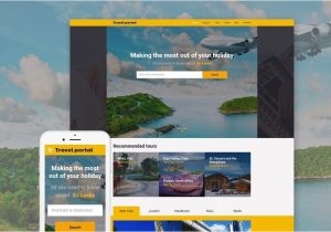 Travel Portal Templates Travel Portal HTML5 Bootstrap theme 57801 Zign Templates